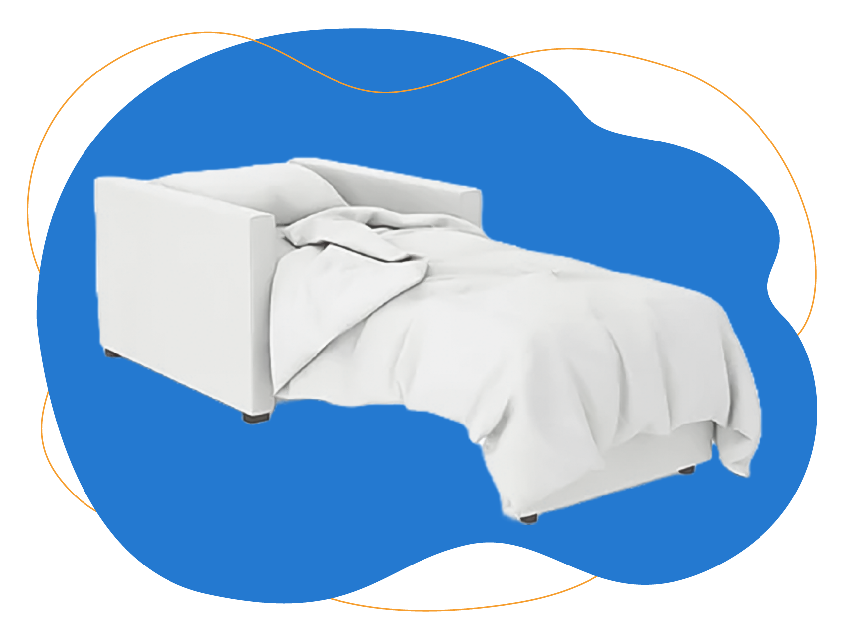 cocoon chair bed open